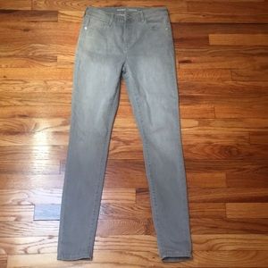 GRAY SKINNY JEANS (Size 8 Long)